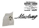 Nos 1971-1973 Mustang Fastback Trunk Deck Lid Emblem. Fixed Price $59.99.