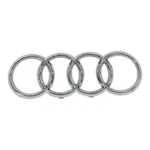 Oem Audi Various Models Front Grille Rings Emblem, Chrome 4H0853605B 2ZZ. Fixed Price $51.97.