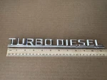 Free Shipping Oem Mercedes Benz Turbo Diesel Metal Rear Emblem Badge. Fixed Price $24.99.