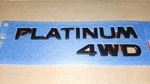 Genuine Oem Nissan Platinum 4WD Black Emblem 2022-2025 Pathfinder. Fixed Price $35.00.