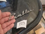 Vintage 1960 Amc Rambler Trunk Lid Emblem Oem 3458138 American Motors Bin FZ3. Fixed Price $48.99.