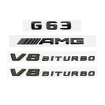 4PCS G63 Amg V8 Biturbo Gloss Black Badge Emblem For Mercedes Benz W463 W464. Fixed Price $42.95.