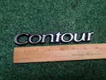 95 96 97 98 99 00 Ford Contour Rear Chrome Emblem Logo Badge Symbol 2S5. Fixed Price $14.99.