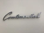 Original Early 60S Lincoln Continental Nameplate Script C2VB-5725622-A. Fixed Price $140.00.