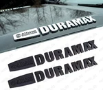 2X Matte Black Allison Transmission Duramax Hood Emblem Badge Trucks. Fixed Price $23.99.