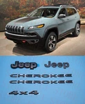 2014-2018 Jeep Cherokee Grey Full Emblem Nameplate Set Mopar Oem. Fixed Price $108.98.
