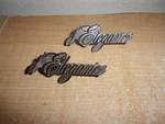 Cadillac Deville D'elegance Pillar Side Emblem Badges Set Pair Oem. Fixed Price $19.99.