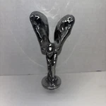 Silver Crime Spirit Of Ecstacy Flying Lady Statue Replacement For Rolls Royce. Fixed Price $350.00.