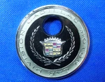 1991 2002 Cadillac Deville Black Trunk Lock Bezel Emblem 3" 3536690 3536691. Fixed Price $16.00.