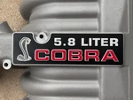 Ford 1994 1995 Svt Cobra & Intake Manifold 5.8 Liter Emblem Plaque Plate. Fixed Price $69.99.