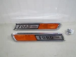 New 1968-1972 Ford F-100 Truck Chrome Hood Side Emblems/reflectors (pair). Fixed Price $159.95.