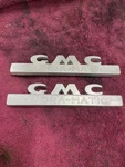 1947 1948 1949 1950 Gmc Pickup Truck Hood Emblems Hydramatic Oem Nice. Fixed Price $350.00.