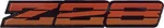 1985-86 Camaro Z28 Red Rocker Panel Emblem. Fixed Price $64.79.