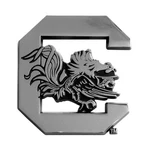 South Carolina Gamecocks 3-D Metal Chrome Auto Emblem Truck Fanmats. Fixed Price $19.95.