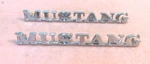 1965 1966 Coupe Convertible Nos Front Fender 'mustang' Emblem Nameplates. Fixed Price $119.00.
