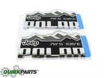 Jeep Wrangler Polar Edition Chrome Nameplate Emblem Decal Badge Set 2 Mopar. Fixed Price $214.32.