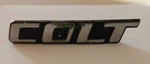 1987-1988 Dodge Colt Grill Emblem P/n MB608 253 With Pins. Fixed Price $8.99.