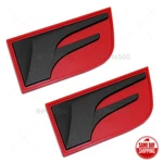 Lexus Black Red Is Gs Rc Fender Letter Logo Badge 3D Decal Emblem Car F-sport. Fixed Price $44.99.