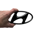 Front Hood Grille Badge Logo Black Emblem For Hyundai Elantra Sonata Santa Fe. Fixed Price $29.82.