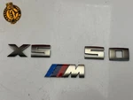 2019-2025 Bmw X5 M50 M-series Rear Tailgate Trunk Lid Nameplate Emblem Logo Oem. Fixed Price $50.05.