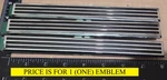 (1) Ford F-series Circa '90 Fender Emblem Molding E7TB 16188 Aa (6291). Fixed Price $8.00.