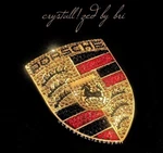 Bling Emblem For Porsche Austrian Crystals Front Hood Badge Car Bedazzled Custom. Fixed Price $111.00.