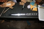 Excellent Original 1961 62 Ford F-250 Pickup Hood Emblem Spear C1TB-9121013 L/h. Fixed Price $159.20.