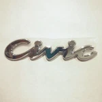 Rear Trunk Emblem Letters Badge W/adhesive For 1992-1995 Honda Civic Sedan. Fixed Price $29.58.