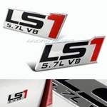 2 X Hood/engine/fender LS1 5.7L V8 Black Aluminum Emblem Badge Sticker Decal. Fixed Price $8.95.