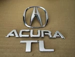 Free Shipping 04 05 06 07 08 Acura Tl Oem Chrome Rear Emblem Badge Set. Fixed Price $22.99.