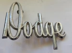 Vintage Dodge Script Emblem. Fixed Price $25.00.