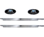 1962 1963 1964 1965 1966 1967 Chevy Ii Nova Door Sill Scuff Plate Pair Rh+lh. Fixed Price $108.95.