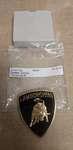 4T0853745A Oem Lamborghini Front Bumper Badge Emblem Scuderia. Fixed Price $350.00.