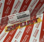 PT413-42080 "red" Sport Badge Door Emblem 2008-2012 RAV4 -genuine Toyota. Fixed Price $36.50.