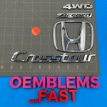 2010-2011 Honda Crosstour Accord 4WD Oem Factory Chrome Rear Trunk Emblem Set. Fixed Price $29.99.