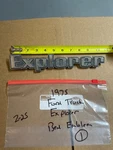 1973-1979 Ford Truck Explorer Bed Side Emblem Badge Oem D3TB-9925632 Db. Fixed Price $23.95.