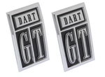 Oer Reproduction Zinc Die-cast Gt Fender Emblem Set For 1967 Dodge Dart. Fixed Price $185.98.