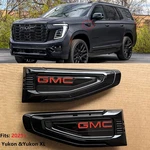 Oem 2025 2026 Gmc Fender Vent Emblem Badge Fits Yukon / Xl Gloss Black Red. Fixed Price $144.21.