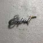 Gm Esprit Script Emblem Badge Part # 9828627 Nos. Fixed Price $29.99.