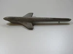 1950'S Chevrolet Stylized Rocket Hood Ornament Badge Emblem Trim Script Chevy Gm. Fixed Price $78.00.