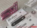 Subaru Impreza Wrx Gdb Genuine Mesh Grill Pink "sti" Emblem Bkt Clp Set Oem. Fixed Price $69.57.