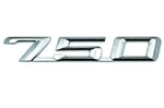 New Bmw E32 E38 Trunk Lid 750 Emblem Badge Logo Sign 51148136272. Fixed Price $69.16.