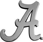 Ncaa Licensed - University Of Alabama Crimson "a"" Chrome Emblem. Fixed Price $14.95.