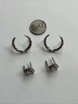 Nos Cadillac Emblem Badge Wreath & Crest - Lot Of 20010665 / 20010666 (4 Pc). Fixed Price $49.50.