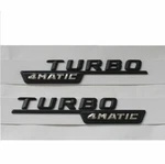 Glossy Black Turbo 4MATIC Letters Badges Emblems For Mercedes. Fixed Price $11.99.