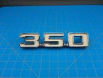 Vintage Chevrolet Chevy 350 Fender Emblem Badge Oem 3962949 Sbc V8 Metal Classic. Fixed Price $49.99.