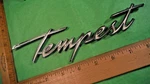 CA86 Pontiac Tempest Fender Emblem Vintage 1961-2 #539695. Fixed Price $19.99.