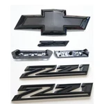 4PC 2019-2021 All Blackout Silverado 1500 Bowtie Grille Front Fender Z71 Emblems. Fixed Price $105.95.