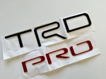 2X 3D Truck Bedside Inserts Emblem For Tundra Trd Pro Letter 2014-2021 Black Red. Fixed Price $25.35.