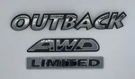2000 - 2004 Subaru Outback Awd Limited Rear Deck Lid Emblem Logo Nameplate. Fixed Price $37.99.
